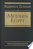 Biographical dictionary of modern Egypt /