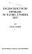 Englisch-deutsche Probleme im Wandel unserer Zeit /