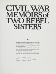 Civil War memoirs of two Rebel sisters /