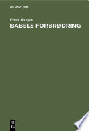 Babels forbrødring : Om tospråklighet og språkplanlegging /