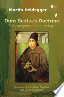 Duns Scotus's doctrine of categories and meaning /