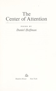 The center of attention; poems
