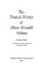 The poetical works of Oliver Wendell Holmes