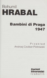 Bambini di Praga 1947 /