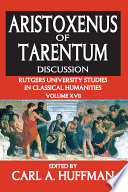 Aristoxenus of Tarentum : Texts and Discussion