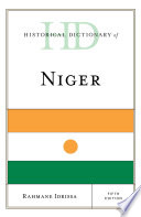 Historical dictionary of Niger /