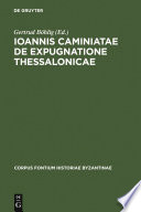 Ioannis Caminiatae de expugnatione Thessalonicae /