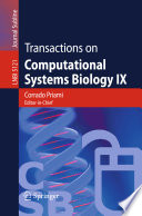 Transactions on computational systems biology IX