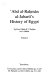 �Abd al-Ra�hm�an al-Jabart�is History of Egypt = �Aj�a�ib al- �ath�ar f�i l-tar�ajim wa-l-akhb�ar : text / edited by Thomas Philipp  Moshe Perlmann