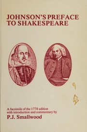 Johnson's Preface to Shakespeare : a facsimile of the 1778 edition /