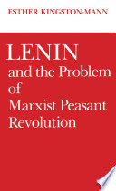 Lenin and the problem of Marxist peasant revolution