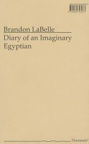 Diary of an imaginary Egyptian /