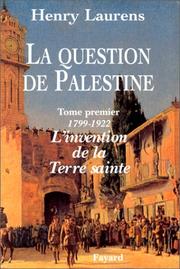 La question de Palestine /