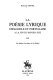 La poésie lyrique espagnole et portugaise a la fin du moyen âge /