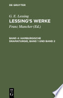 Lessing's Werke : [Auswahl].