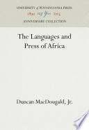 The Languages and Press of Africa /