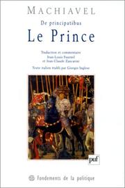 De principatibus = Le prince /