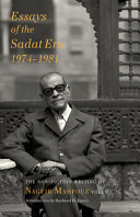 Essays of the Sadat era (1974-1981) /
