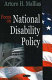 Focus on national disability policy /