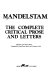 The complete critical prose and letters /