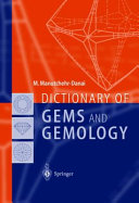 Dictionary of gems and gemology /