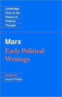 Marx : early political writings /