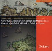 Atlas sive cosmographicae meditationes de fabrica mundi et fabricati figura