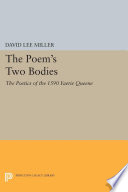 The poem's two bodies : the poetics of the 1590 Faerie queene /