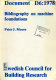 Bibliography on machine foundations /
