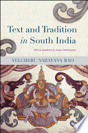 Text and tradition in South India /
