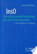 InsO : eine systematische Darstellung des neuen Insolvenzrechts /