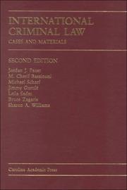 International criminal law : cases and materials