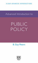 Advanced introduction to public policy /