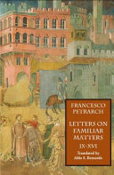 Letters on familiar matters = (Rerum familiarium libri)