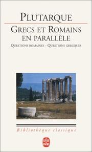 Grecs et romains en parall�ele /