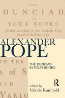 The Dunciad in four books /