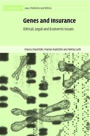 Genes and insurance : ethical, legal, and economic issues /