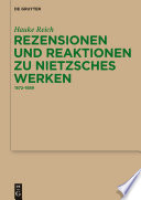 Rezensionen und Reaktionen zu Nietzsches Werken : 1872-1889 /