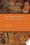 The Libyan anarchy inscriptions from Egypt's Third Intermediate Period /