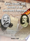 Spies, scouts, and secrets in the Gettysburg campaign : how the critical role of intelligence impacted the outcome of Lee's invasion of the north, June-July, 1863 /