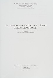 El humanismo político y jurídico de Louis Lachance /