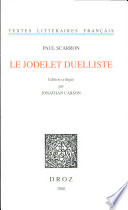 Le Jodelet duelliste /