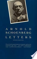 Arnold Schoenberg letters /