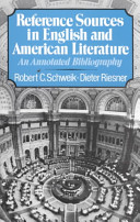 Reference sources in English and American literature : an annotated bibliography /