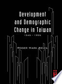 Developement and demographic change in Taiwan /