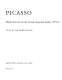 Picasso : works from the rue des Grands-Augustins studio, 1939-47 /