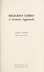 Religious ethics; a systems approach