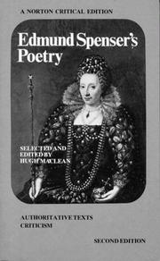 Edmund spenser's poetry : authoritative texts, criticism /