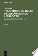 Thucydidis de bello Peloponnesiaco libri octo.