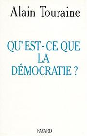 Qu'est-ce-que la démocratie? /